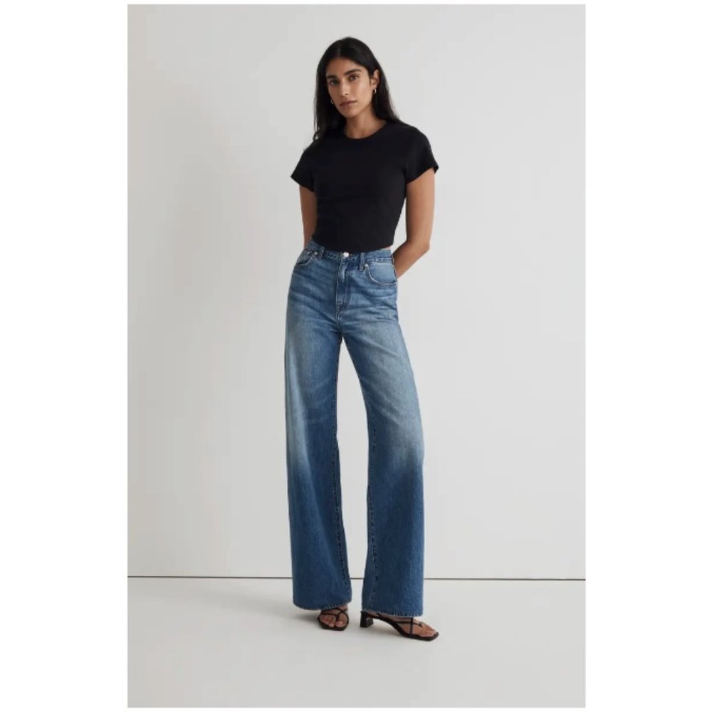 Tall Superwide-Leg Jeans in Fannin Wash